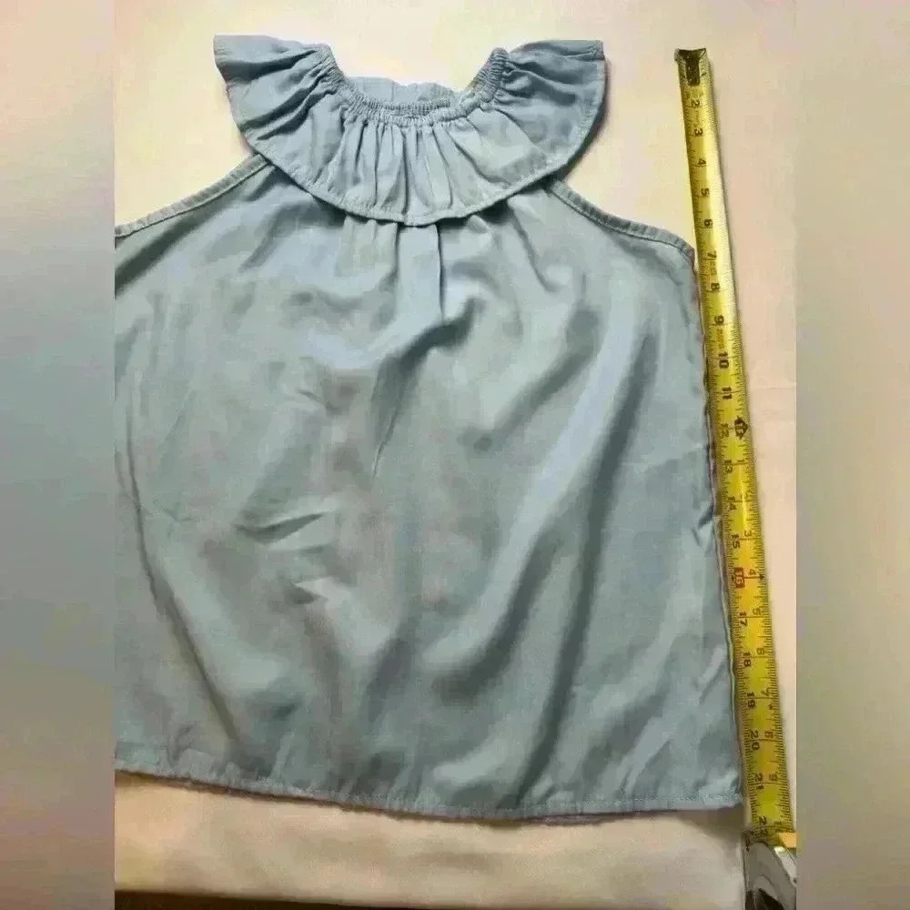 NWOT - Sunshine Swing Girl's Sleeveless Blue Top (Size 14) - Picture 5 of 6